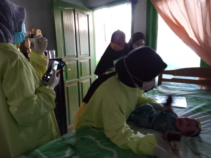 Kegiatan Posyandu Melon di Perum Bukit Pinang Bahari