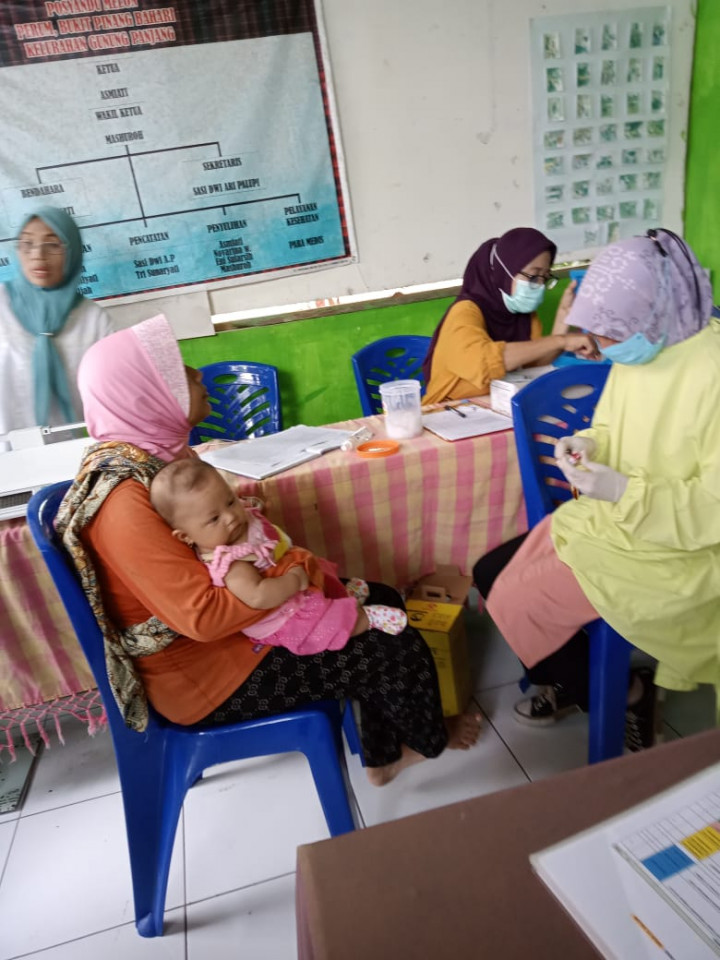Kegiatan Posyandu Melon di Perum Bukit Pinang Bahari