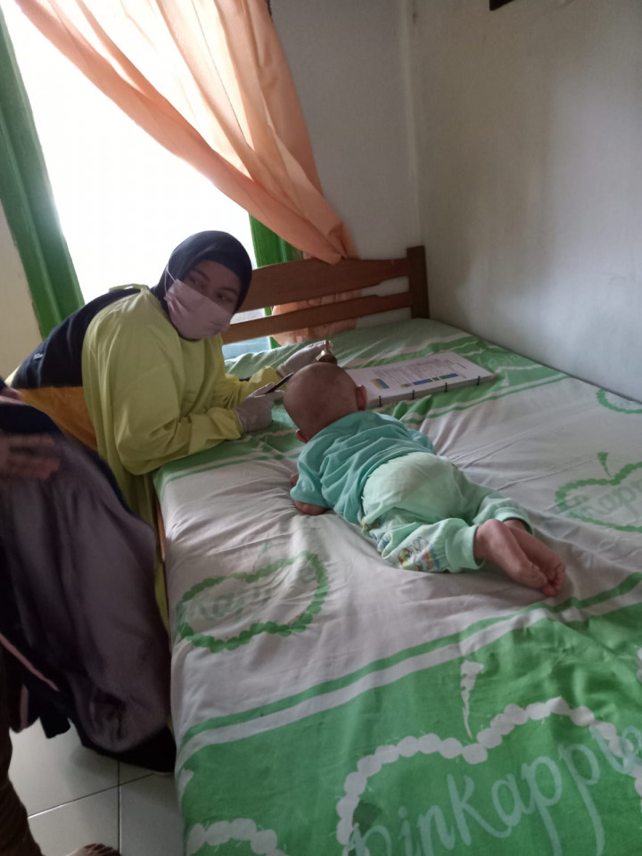 Kegiatan Posyandu Melon di Perum Bukit Pinang Bahari