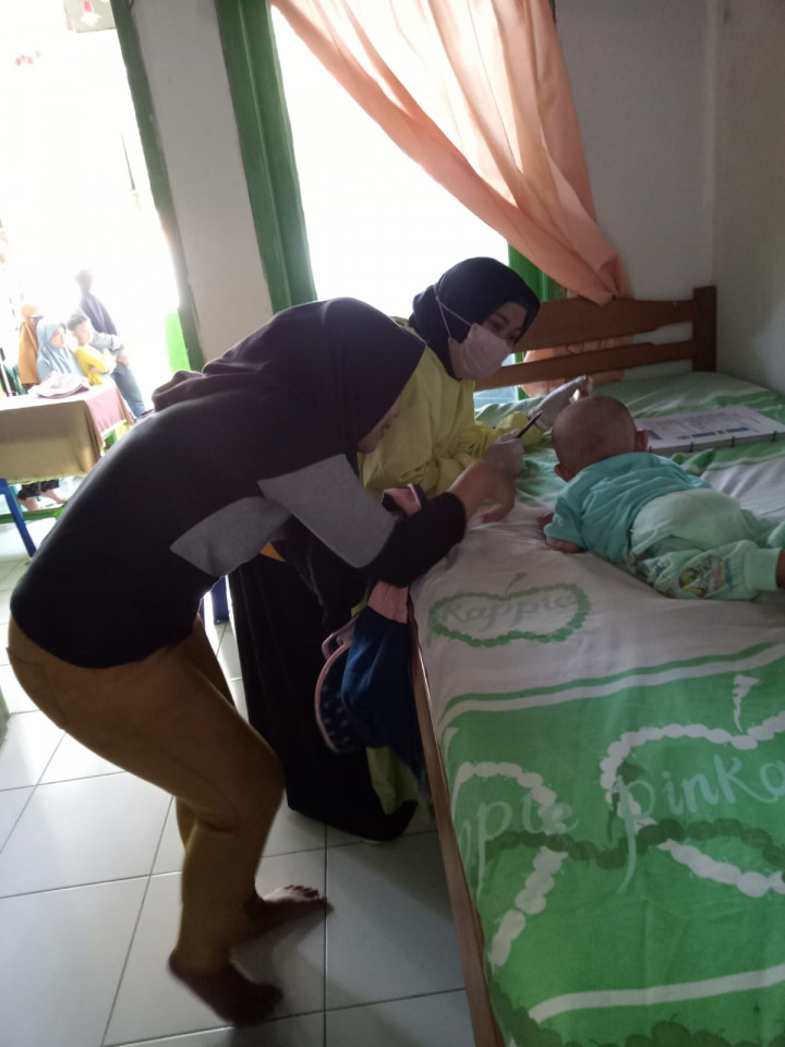 Kegiatan Posyandu Melon di Perum Bukit Pinang Bahari