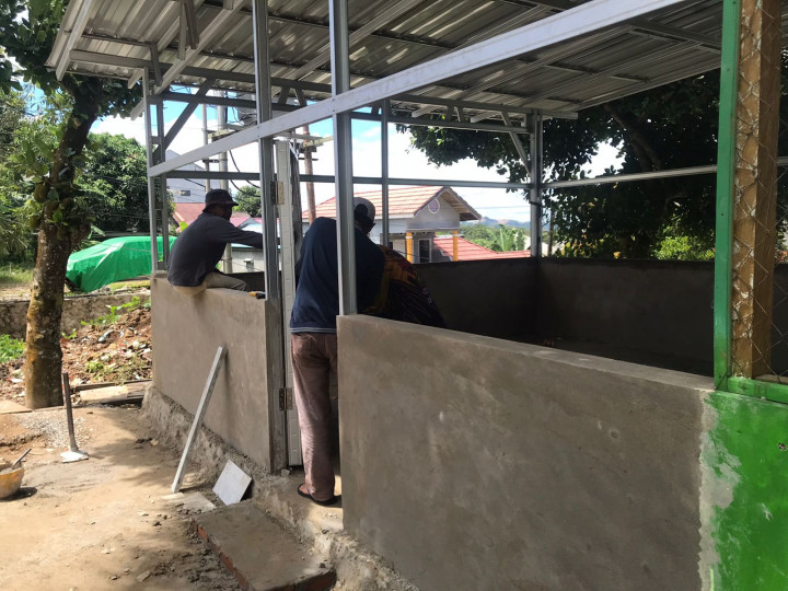 PENAMBAHAN BANGUNAN POSYANDU MELON RT 01