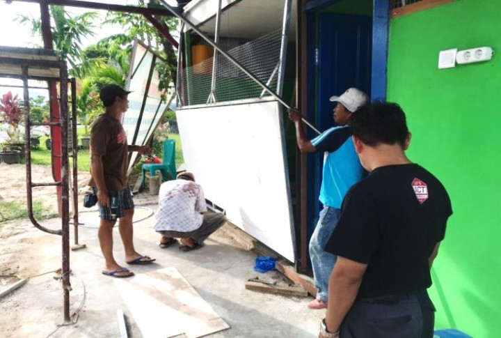 REHAB BALAI RT (SEKRETARIAT BANK SAMPAH) RT 01 PERUM.BUKIT PINANG BAHARI