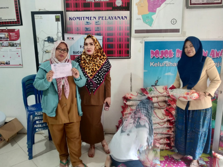 PEMBAGIAN BERAS DARI BADAN PANGAN NASIONAL