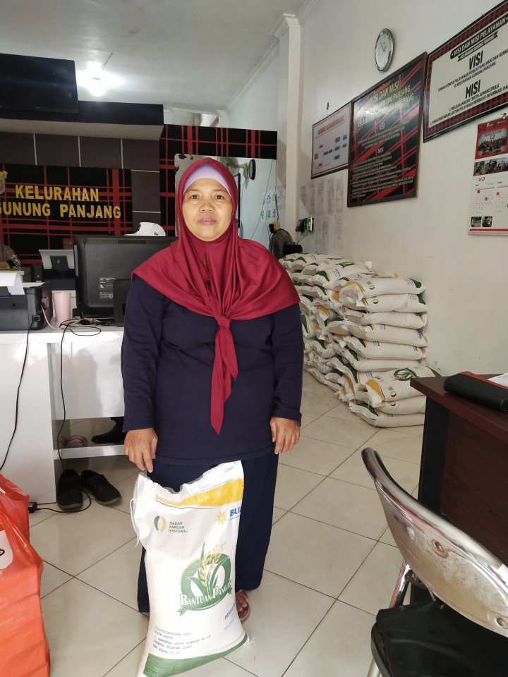 PEMBAGIAN BERAS DARI BADAN PANGAN NASIONAL