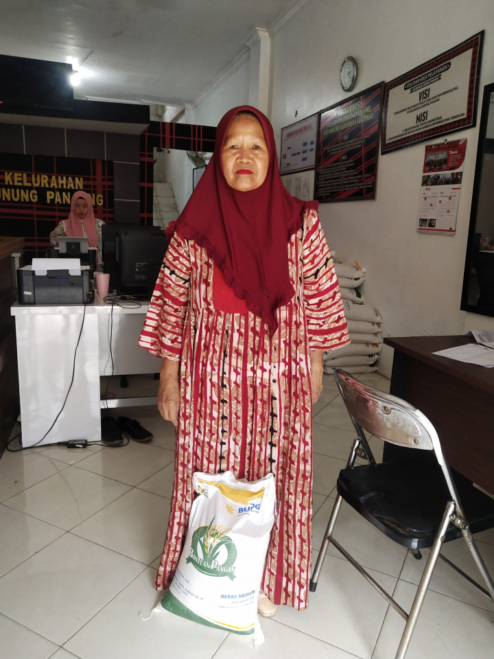 PEMBAGIAN BERAS DARI BADAN PANGAN NASIONAL