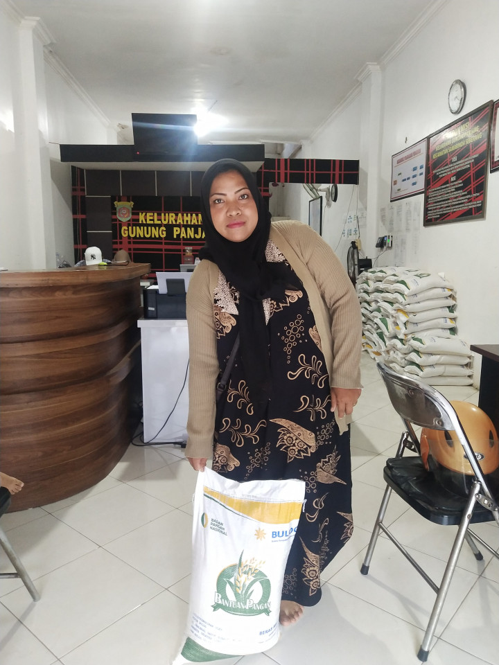 PEMBAGIAN BERAS DARI BADAN PANGAN NASIONAL