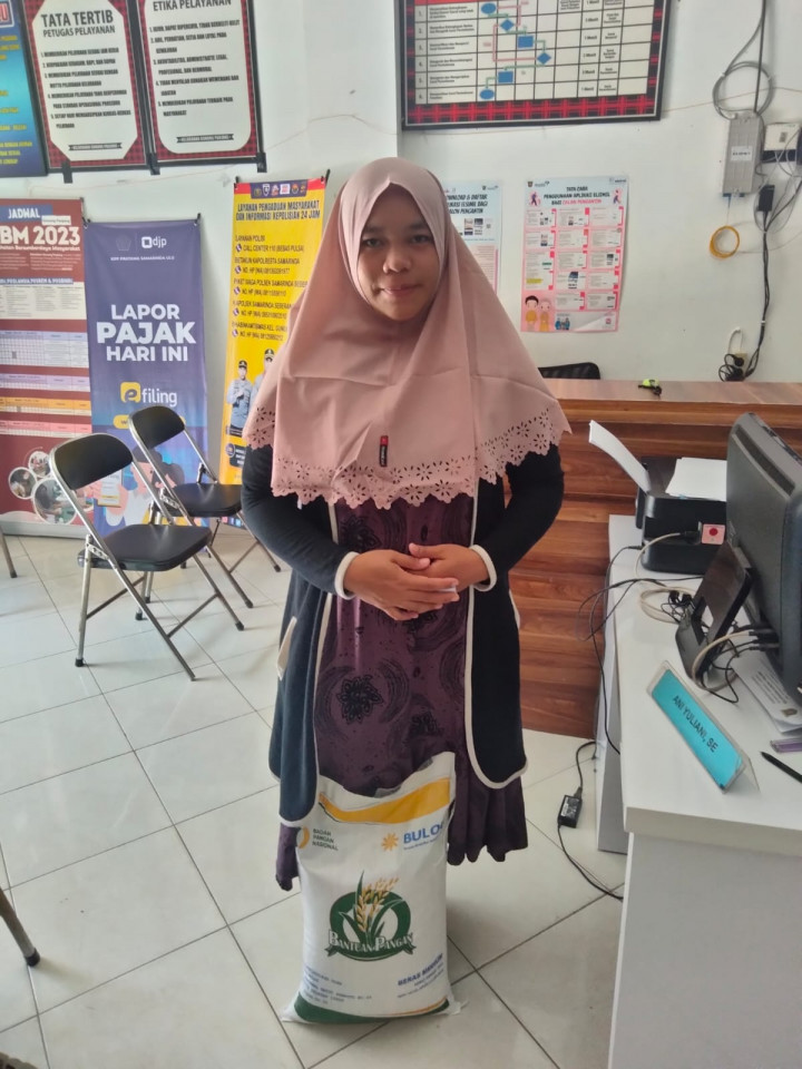 PEMBAGIAN BERAS DARI BADAN PANGAN NASIONAL