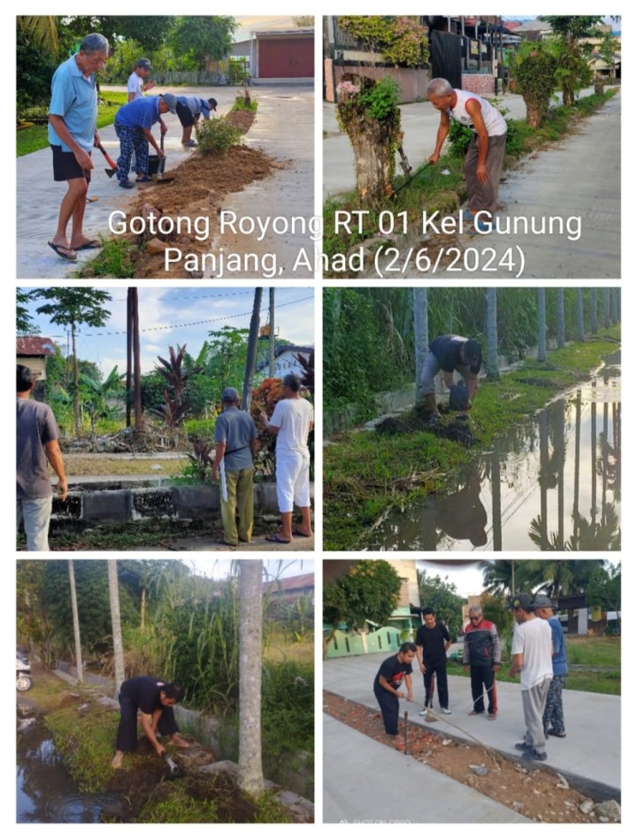 Gotong Royong RT. 01 Tahun 2024