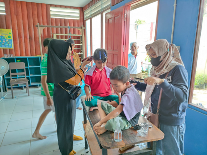 Kegiatan Pelatihan Barbershop  program probebaya tahun anggaran 2023