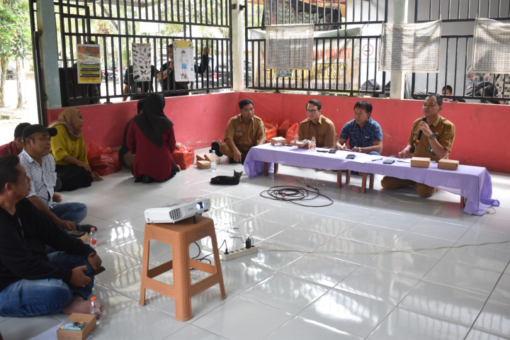 Sosialisasi kelurahan digital dan program Smart RT ,bagi RT dan tokoh masyarakat se-Kel.Handil Bakti,narasumber berasal dari Dinas Kominfo