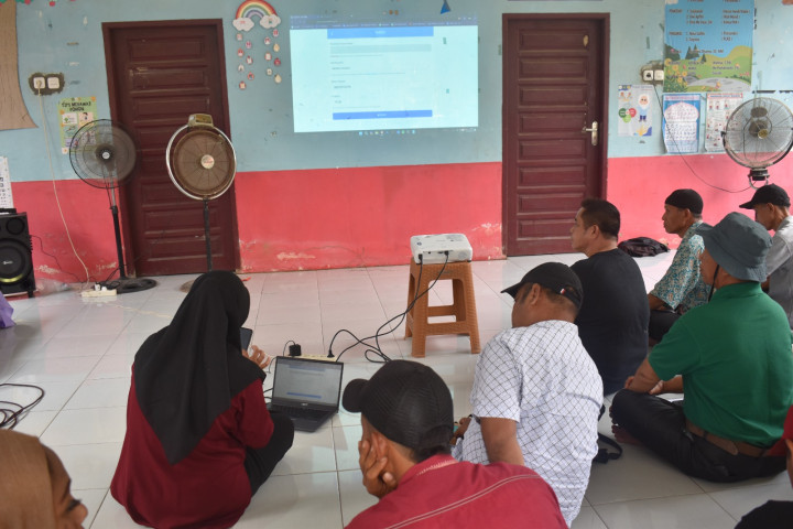 Sosialisasi kelurahan digital dan program Smart RT ,bagi RT dan tokoh masyarakat se-Kel.Handil Bakti,narasumber berasal dari Dinas Kominfo
