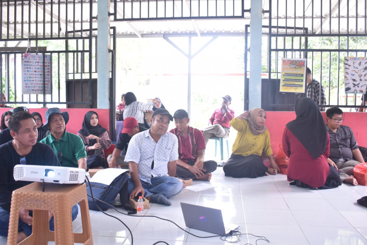 Sosialisasi kelurahan digital dan program Smart RT ,bagi RT dan tokoh masyarakat se-Kel.Handil Bakti,narasumber berasal dari Dinas Kominfo