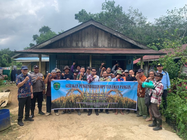 Kegiatan gerakan pengendalian OPT Tan Pangan