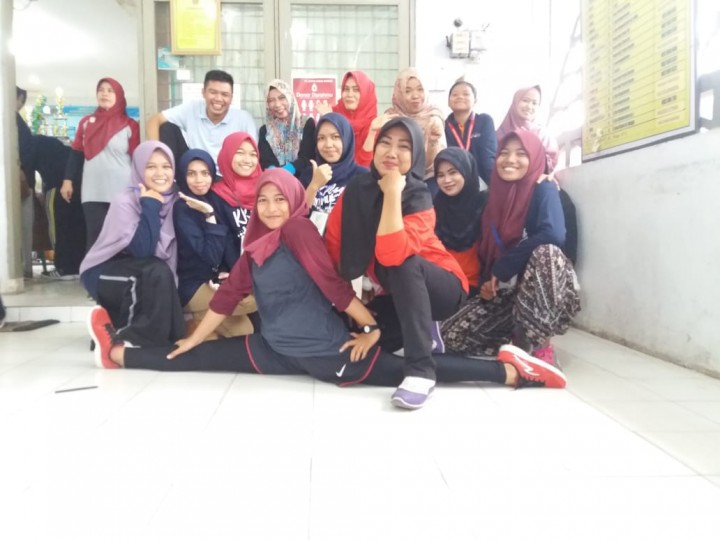 Senam Bersama Di Kantor Harapan Baru Setiap Hari Jum'at