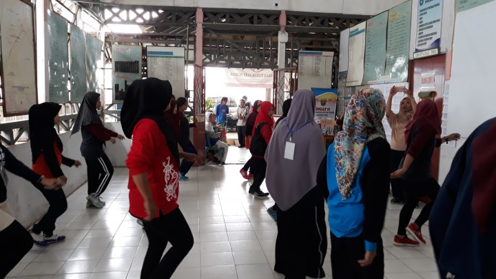 Senam Bersama Di Kantor Harapan Baru Setiap Hari Jum'at