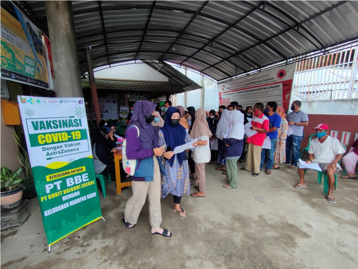 Kegiatan Vaksinasi AstraZeneca Tgl 20 februari 2022