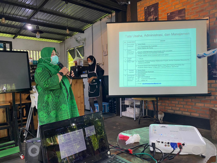 Pemaparan oleh pimpinan puskesmas