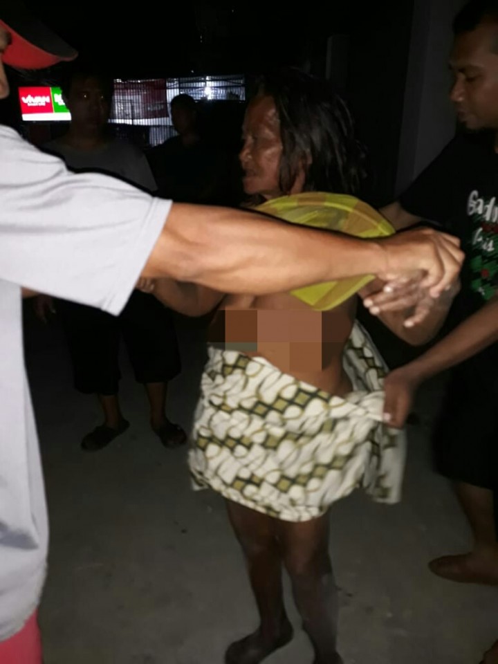 Pengamanan Ibu Asmah di Jalan G. Cermai RT. 01 Kelurahan Jawa (11 April 2018)