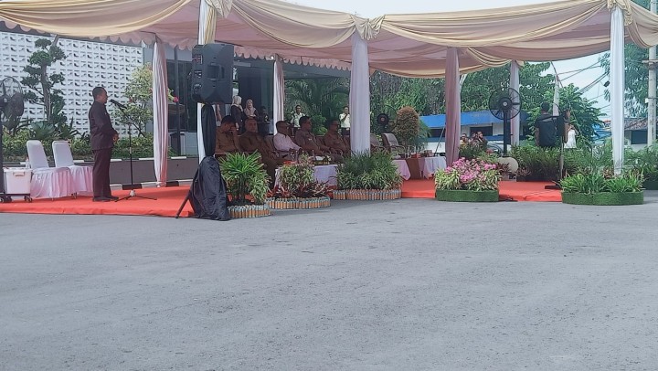 Ijin melaporkan  Giat kelurahan Jawa  Tgl 16/04/2024 Mengikuti Halal bihalal Pemkot Samarinda