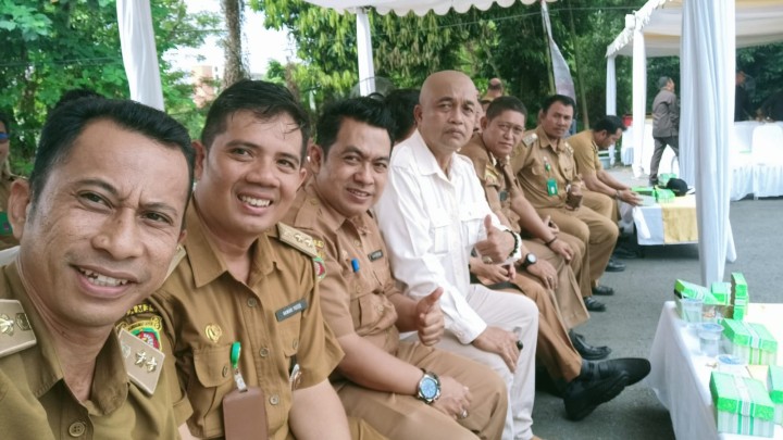 Ijin melaporkan  Giat kelurahan Jawa  Tgl 16/04/2024 Mengikuti Halal bihalal Pemkot Samarinda