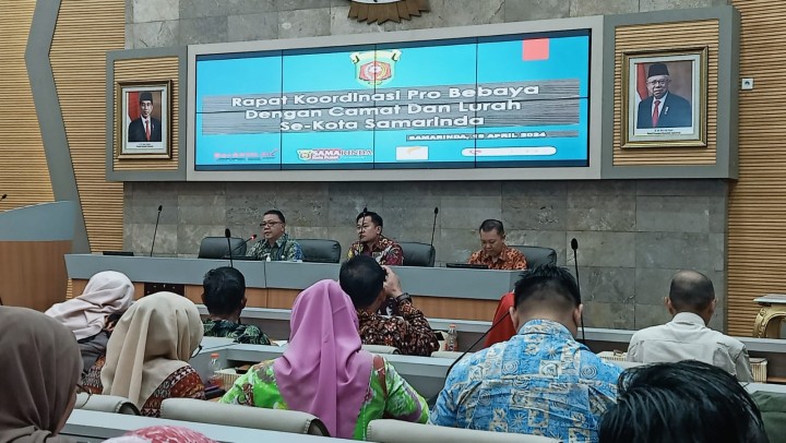 Ijin Melaporkan  Giat 19/04/2024 Kelurahan Jawa  Mengikuti Rapat koordinasi Probebaya