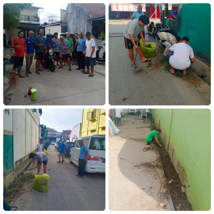 Ijin Melapangkan  Minggu 21/04/2024 Kelurahan Jawa  1. Gotong Royong di RT 20  2. Gotong Royong di RT 30 3. Gotong Royong di RT 14 Hadir : - lurah Jawa  - kasi ekobang dan stafnya  - Ketua RT 20,30,14 - dan seluruh warga  masing masing RT