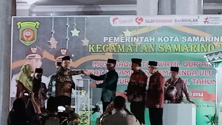 Ijin Melaporkan  26/04/2024 Kelurahan Jawa Penutupan MTQ tingkat kecamatan Samarinda ulu di kelurahan Sidodadi  Halaman Mesjid Al ma'ruf