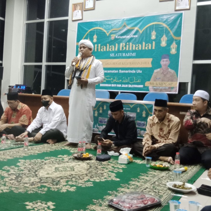 Ijin Melaporkan  30/04/2024 Kelurahan Jawa  Melaksanakan Halal bihalal dan Silaturahmi serta Memberikan Uang Pembinaan Kepada Kafilah MTQ kelurahan Jawa