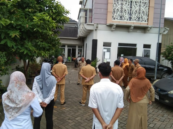 Ijin melaporkan 06/05/2024 Apel Pagi di halaman Kelurahan Jawa