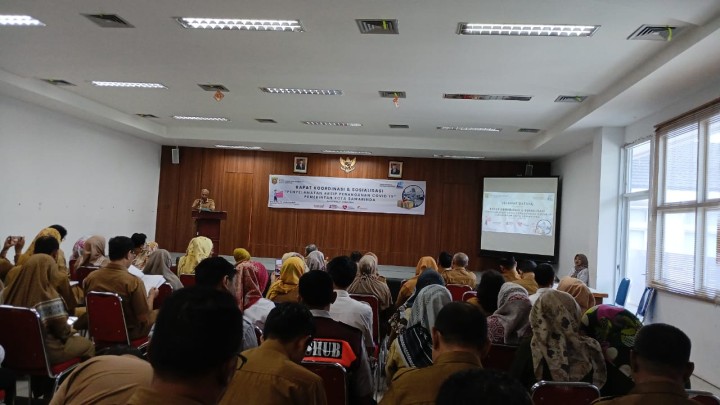 Ijin melaporkan 7/05/2024 Rapat dinas perpustakaan dan kearsipan kota samarinda tentang peyelamatan arsip penanggulangan covid 19 dan mendukung akuntabilitas instansi pemerintah