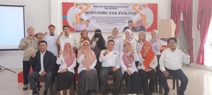 izin menyampaikan kegiatan Operator Prodeskel Epdeskel Kelurahan Jawa, mengikuti Kegiatan dari Dinas Sosial terkait rencana monev prodeskel di Aula Kecamatan Samarinda Ulu pada hari rabu, 08 Mei 2024 Pukul 10.30 Wita