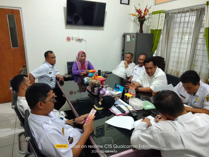 Ijin melaporkan 8/05/2024 Rapat Koordinasi di kecamatan Samarinda ulu