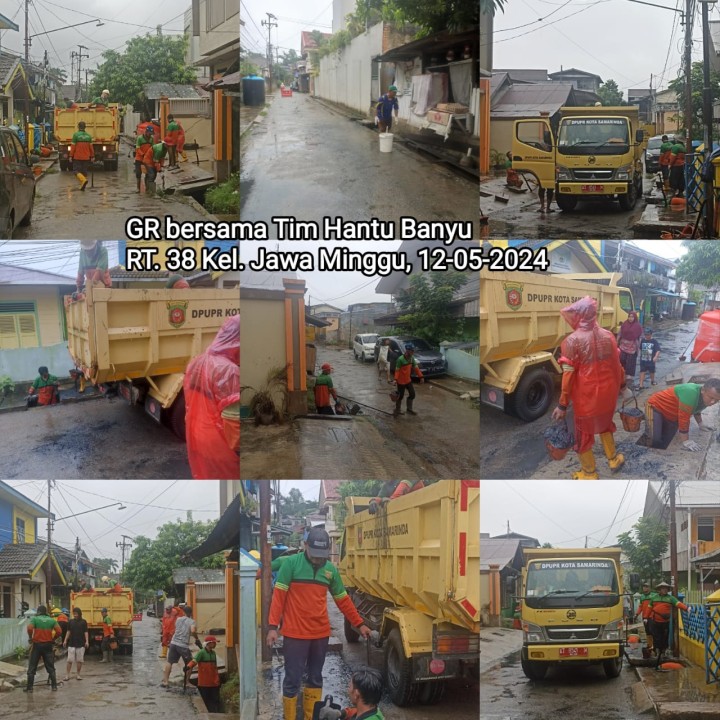 Ijin melaporkan 9/05/2024 s/d 11/05/2024 Kegiatan gotong royong Kelurahan Jawa : 02, 03√, 08√, 09√, 10√, 11√, 12√, 13√, 14√, 15√, 17√, 19√, 20√, 21√,23√, 24√, 25√, 29√,33√, 38√, dan 39√ Kelurahan Jawa Kecamatan Samarinda Ulu