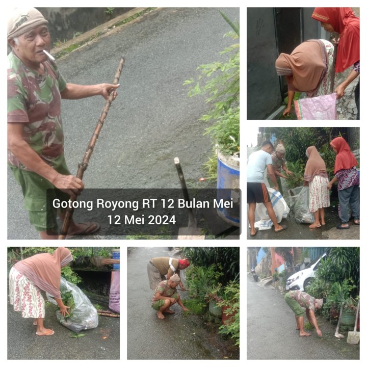 Ijin melaporkan 9/05/2024 s/d 11/05/2024 Kegiatan gotong royong Kelurahan Jawa : 02, 03√, 08√, 09√, 10√, 11√, 12√, 13√, 14√, 15√, 17√, 19√, 20√, 21√,23√, 24√, 25√, 29√,33√, 38√, dan 39√ Kelurahan Jawa Kecamatan Samarinda Ulu