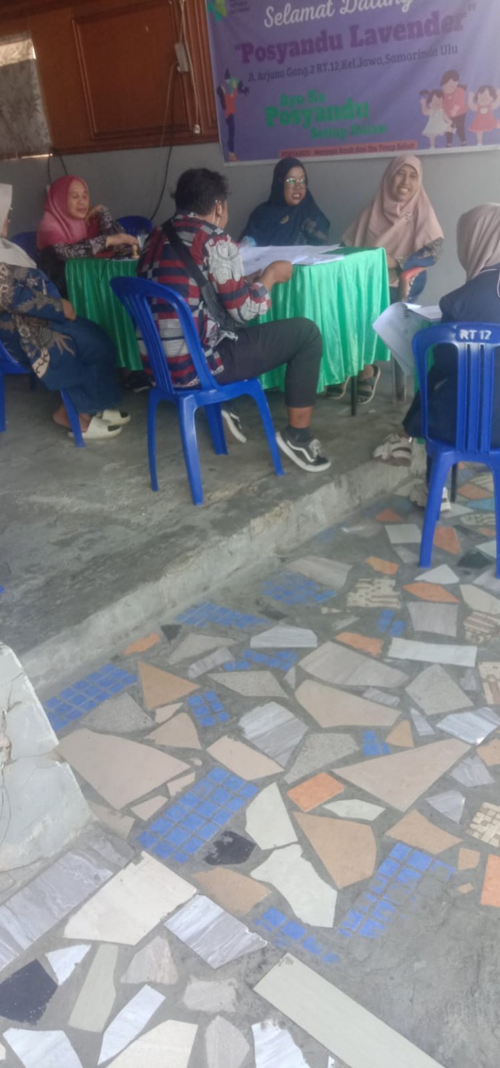 Ijin melaporkan 5/16/2024Kegiatan posyandu lansia dan balita di RT 12 Arjuna GG 2 Kelurahan Jawa Kecamatan Samarinda Ulu