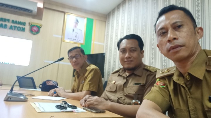 Ijin melaporkan 10/6/2024 Lurah Menghadiri Rapat lanjutan Distribusi gas bersubdisi di dinas perdagangan