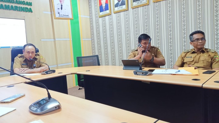 Ijin melaporkan 10/6/2024 Lurah Menghadiri Rapat lanjutan Distribusi gas bersubdisi di dinas perdagangan