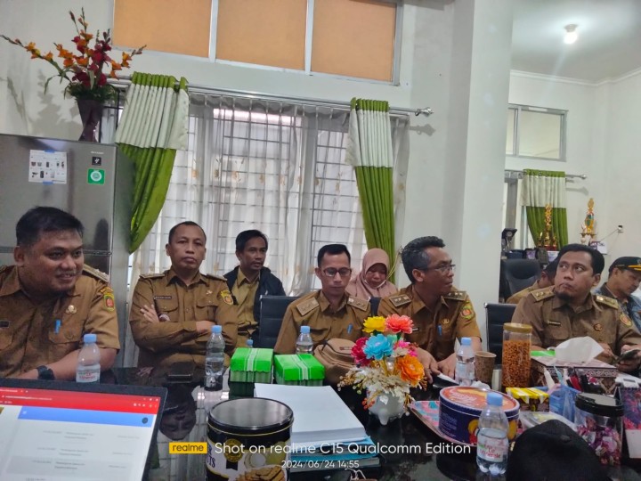 Ijin melaporkan 24/06/2024 Rapat Capaian Realisasi Probebaya 2024 Sekecamatan Samarinda ulu