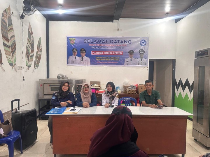 Ijin melaporkan 10/07/2024 Kegiatan acara pelatihan keterampilan membuat bakery bersama LPK Ganesa Probebaya