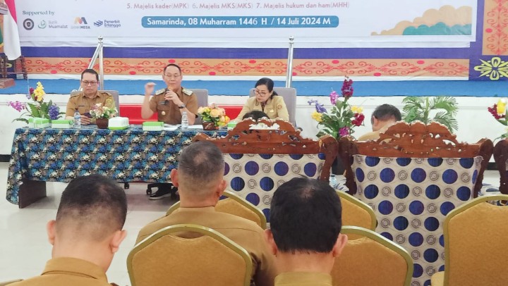 Ijin melaporkan 15/07/2024 Rapat Evaluasi Intervensi serentak pencegahan stunting kota Samarinda tahun 2024 Di Hadiri wakil walikota Samarinda