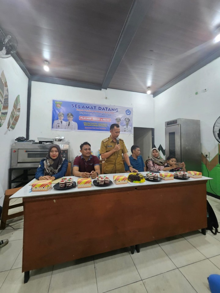 Ijin melaporkan 16/07/2024 Kegiatan penutupan Dan penyerahan sertifikat pelatihan Bakery dan Pastry untuk Pokmas Merbabu bersinar dan Bukit barisan jaya