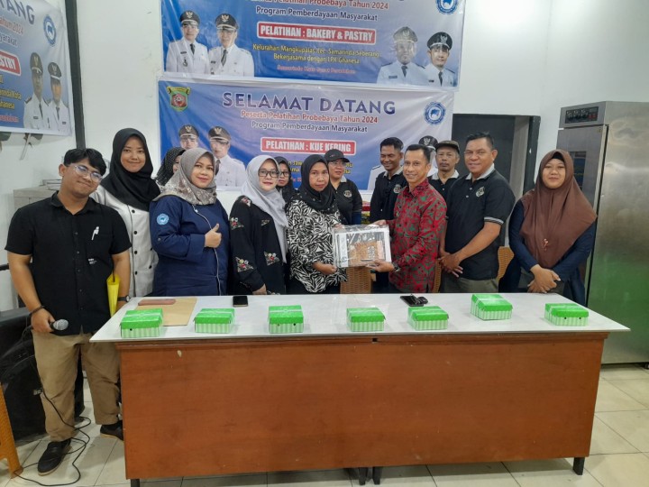 Ijin melaporkan 18/07/2024 Pembukaan Pelatihan Pemberdayaan Probebaya 2024 untuk peserta Pelatihan Pokmas Peradaban Mandiri Bersinar dan Arjuna cemerlang