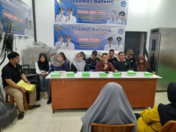 Ijin melaporkan 18/07/2024 Pembukaan Pelatihan Pemberdayaan Probebaya 2024 untuk peserta Pelatihan Pokmas Peradaban Mandiri Bersinar dan Arjuna cemerlang