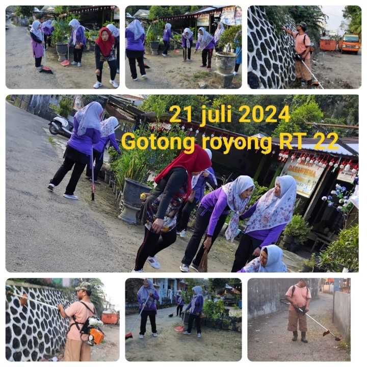 Ijin Melaporkan 21/07/2024 Kegiatan Gotong Royong RT minggu ke-3 Bulan Juli (Minggu) : RT. 02√, 08√, 15√, 17√, 19√, 20√, 22√, 23√, 24√, 25√, 26 (15/7)√ dan 26 (21/7)√, 29√, 31√, 32√, 33√, 35√, 38√, dan 40√. Bersama ; - Kelurahan Jawa Kasi Ekobang dan staf - Ketua RT masing masing dan Warganya  - di RT 33 di bantu Tim Hantu banyu pengangkatan sidemnatasi berat beserta warga RT 33