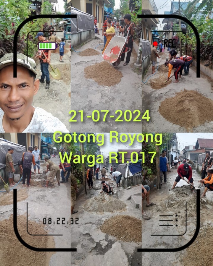 Ijin Melaporkan 21/07/2024 Kegiatan Gotong Royong RT minggu ke-3 Bulan Juli (Minggu) : RT. 02√, 08√, 15√, 17√, 19√, 20√, 22√, 23√, 24√, 25√, 26 (15/7)√ dan 26 (21/7)√, 29√, 31√, 32√, 33√, 35√, 38√, dan 40√. Bersama ; - Kelurahan Jawa Kasi Ekobang dan staf - Ketua RT masing masing dan Warganya  - di RT 33 di bantu Tim Hantu banyu pengangkatan sidemnatasi berat beserta warga RT 33