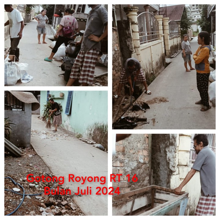 Ijin Melaporkan Jadwal Kegiatan Gotong Royong RT minggu ke-4 Juli 2024 Kelurahan Jawa : Tanggal 28/7/2024 (Minggu) : , RT. 01√, 03√, 04√, 05, 06√, 07√, 09√, 10√, 11✓, 12√, 13√, 14√, 16 (26/7)√, 18√, 21√, 22√, 27√, 28√, 30√, 34√, 36√, 37√,  39 ✓dan 40√. Bersama :  - Camat Samarinda ulu  - lurah Jawa  - Kasi ekobang kel.jawa  - Ketua RT 30 dan warganya  - dan RT lainnya di Laksanakan oelhy RT masing dan wargany Di RT 30 jl Pasundan belakang Ruko Pasundan Pengecekan Draenase Pembagi dari saluran KS.tubun luar dan sekaligus gotong Royong bersama warga Di lingkungan setempat