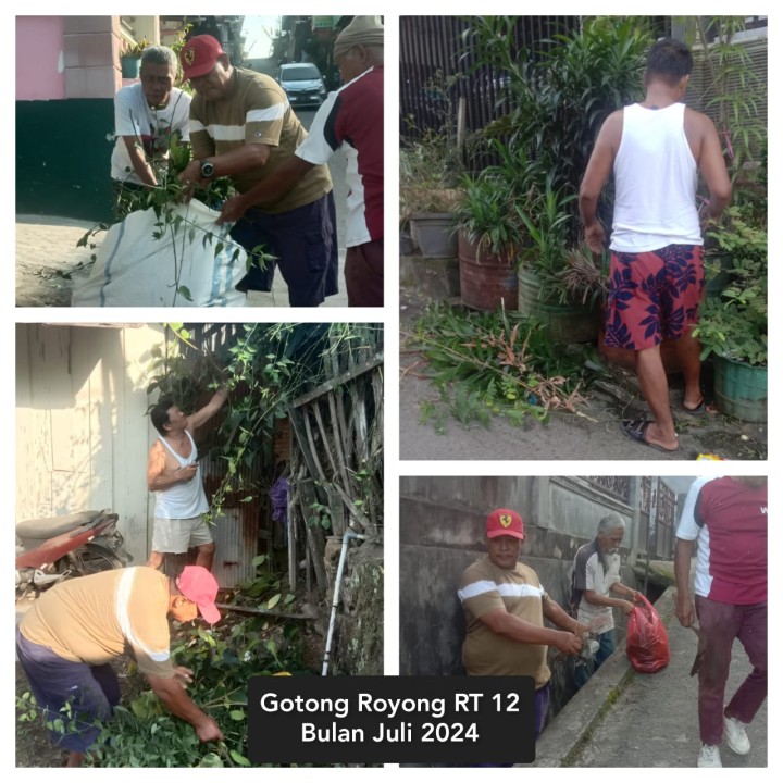 Ijin Melaporkan Jadwal Kegiatan Gotong Royong RT minggu ke-4 Juli 2024 Kelurahan Jawa : Tanggal 28/7/2024 (Minggu) : , RT. 01√, 03√, 04√, 05, 06√, 07√, 09√, 10√, 11✓, 12√, 13√, 14√, 16 (26/7)√, 18√, 21√, 22√, 27√, 28√, 30√, 34√, 36√, 37√,  39 ✓dan 40√. Bersama :  - Camat Samarinda ulu  - lurah Jawa  - Kasi ekobang kel.jawa  - Ketua RT 30 dan warganya  - dan RT lainnya di Laksanakan oelhy RT masing dan wargany Di RT 30 jl Pasundan belakang Ruko Pasundan Pengecekan Draenase Pembagi dari saluran KS.tubun luar dan sekaligus gotong Royong bersama warga Di lingkungan setempat