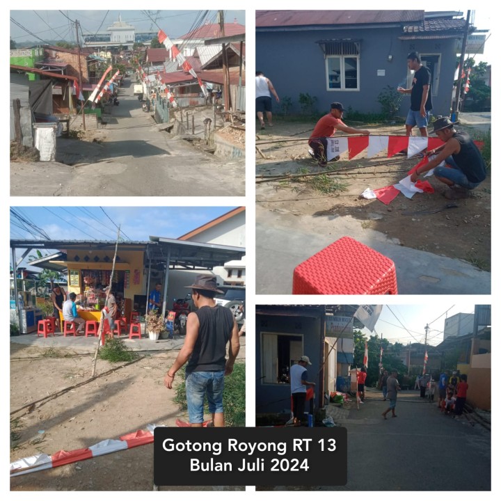 Ijin Melaporkan Jadwal Kegiatan Gotong Royong RT minggu ke-4 Juli 2024 Kelurahan Jawa : Tanggal 28/7/2024 (Minggu) : , RT. 01√, 03√, 04√, 05, 06√, 07√, 09√, 10√, 11✓, 12√, 13√, 14√, 16 (26/7)√, 18√, 21√, 22√, 27√, 28√, 30√, 34√, 36√, 37√,  39 ✓dan 40√. Bersama :  - Camat Samarinda ulu  - lurah Jawa  - Kasi ekobang kel.jawa  - Ketua RT 30 dan warganya  - dan RT lainnya di Laksanakan oelhy RT masing dan wargany Di RT 30 jl Pasundan belakang Ruko Pasundan Pengecekan Draenase Pembagi dari saluran KS.tubun luar dan sekaligus gotong Royong bersama warga Di lingkungan setempat