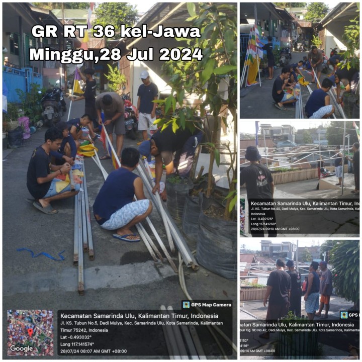 Ijin Melaporkan Jadwal Kegiatan Gotong Royong RT minggu ke-4 Juli 2024 Kelurahan Jawa : Tanggal 28/7/2024 (Minggu) : , RT. 01√, 03√, 04√, 05, 06√, 07√, 09√, 10√, 11✓, 12√, 13√, 14√, 16 (26/7)√, 18√, 21√, 22√, 27√, 28√, 30√, 34√, 36√, 37√,  39 ✓dan 40√. Bersama :  - Camat Samarinda ulu  - lurah Jawa  - Kasi ekobang kel.jawa  - Ketua RT 30 dan warganya  - dan RT lainnya di Laksanakan oelhy RT masing dan wargany Di RT 30 jl Pasundan belakang Ruko Pasundan Pengecekan Draenase Pembagi dari saluran KS.tubun luar dan sekaligus gotong Royong bersama warga Di lingkungan setempat