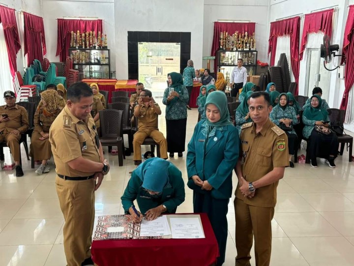 Ijin melaporkan 29/07/2024 Kegiatan pengukuhan dan Pelantikan Ketua TP PKK Kecamatan Samarinda ulu dan Ketua TP PKK kelurahan sekecamatan Samarinda ulu masa bakti 2024-2029